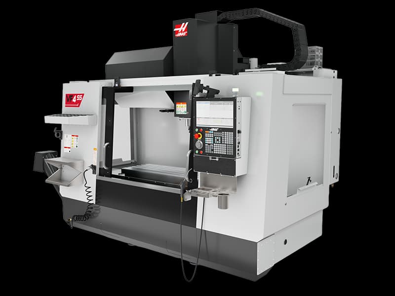 Haas VF-4SS-EU CNC milling center at SRF Mecadvance's facility